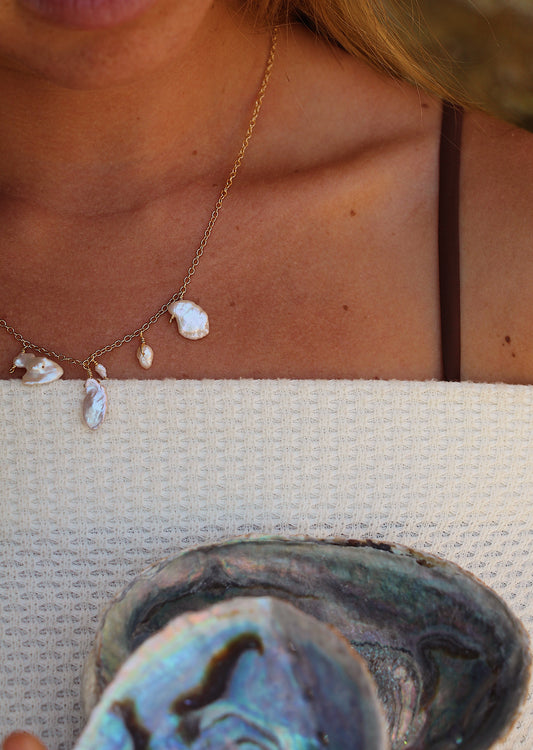 Pearl Charm Necklace