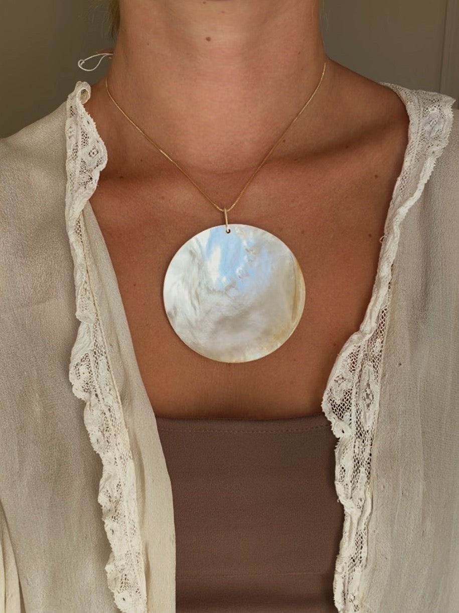 Gold Shell Pendant