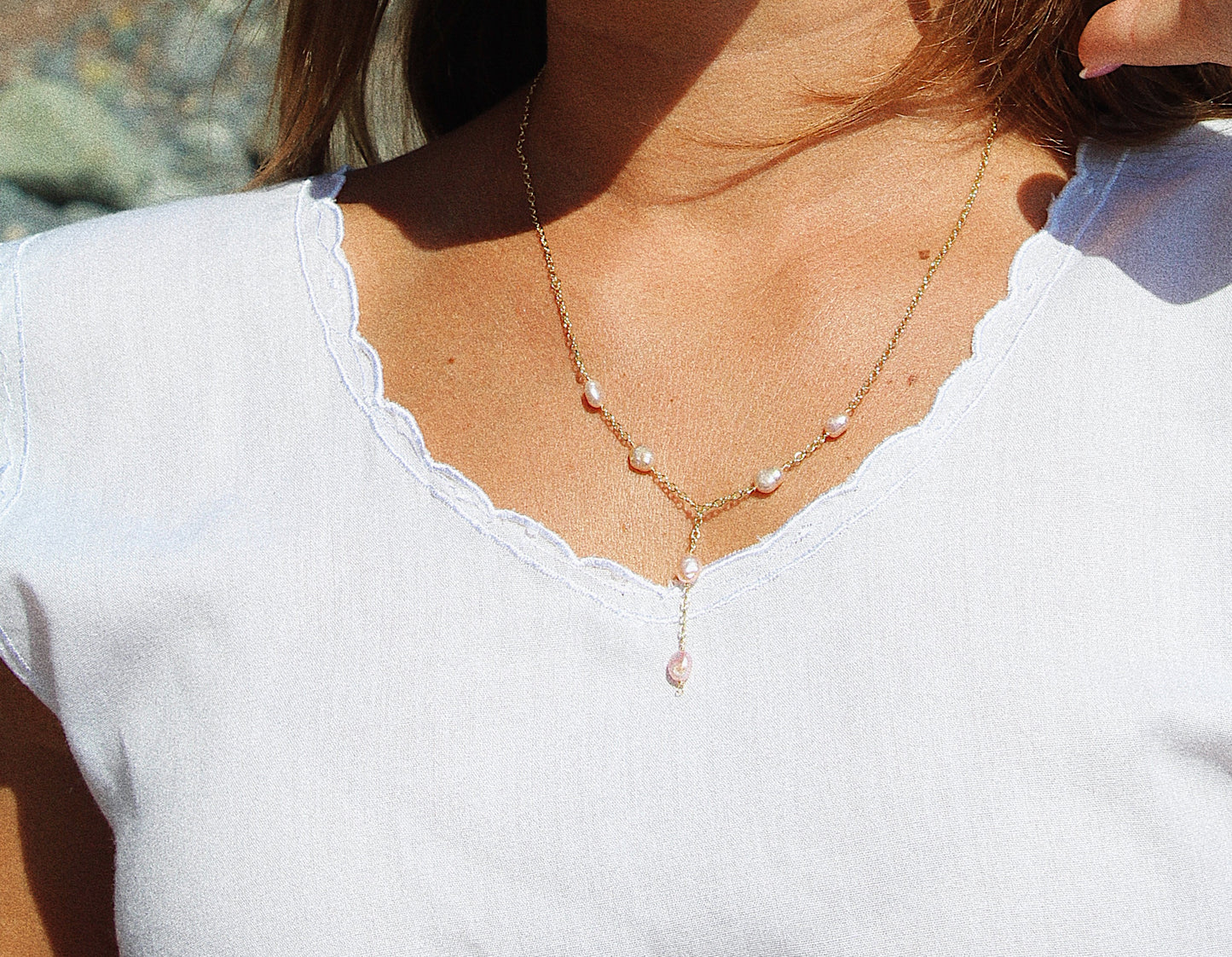 high tide drop necklace