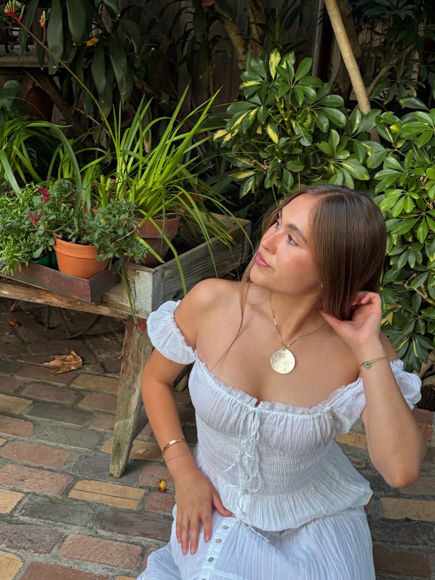 Ivory Pendant Necklace