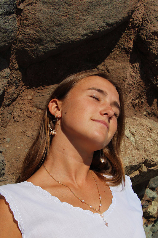 sea pearl hoops