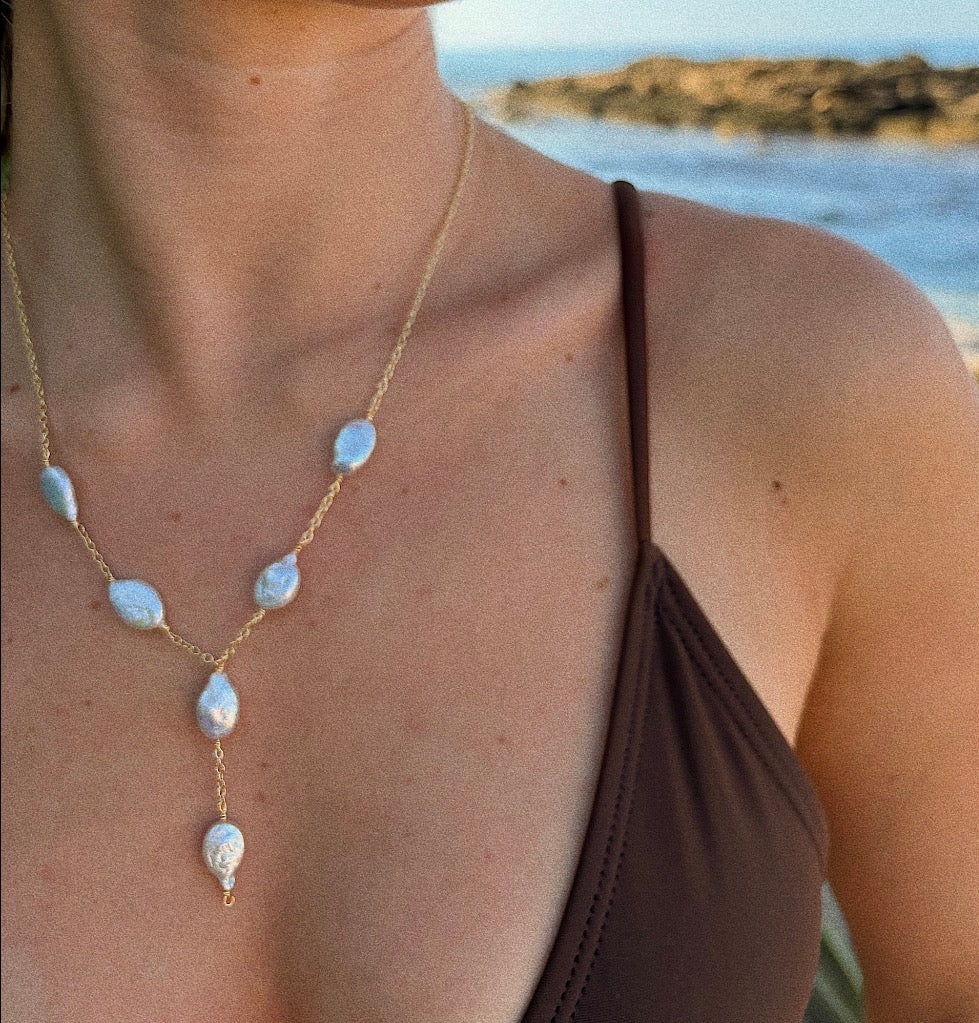 deep ocean pearl necklace