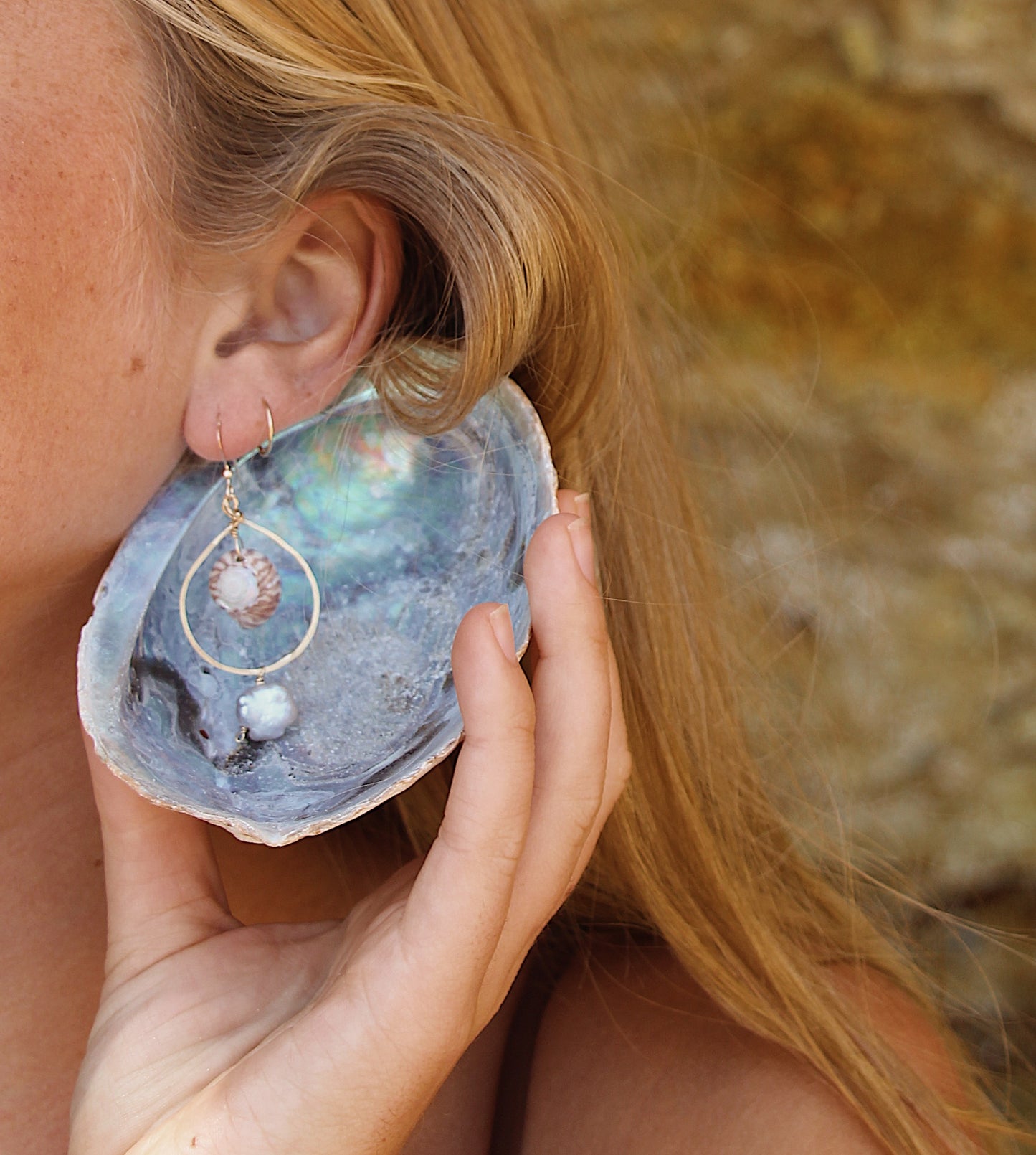 cove hoop earrings