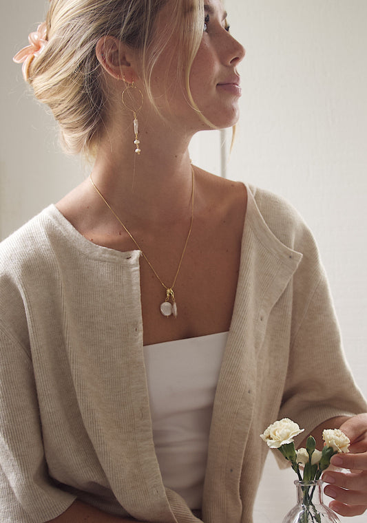 double gold pearls
