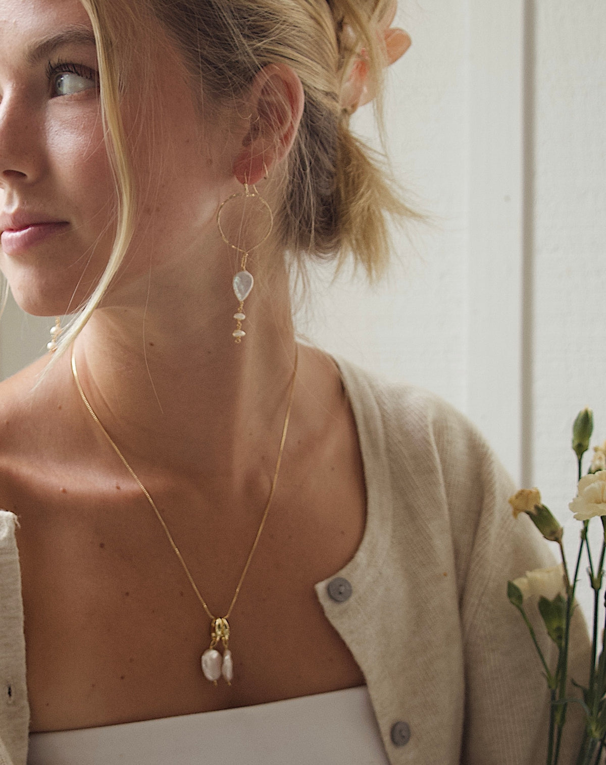 Autumn Pearl Earrings