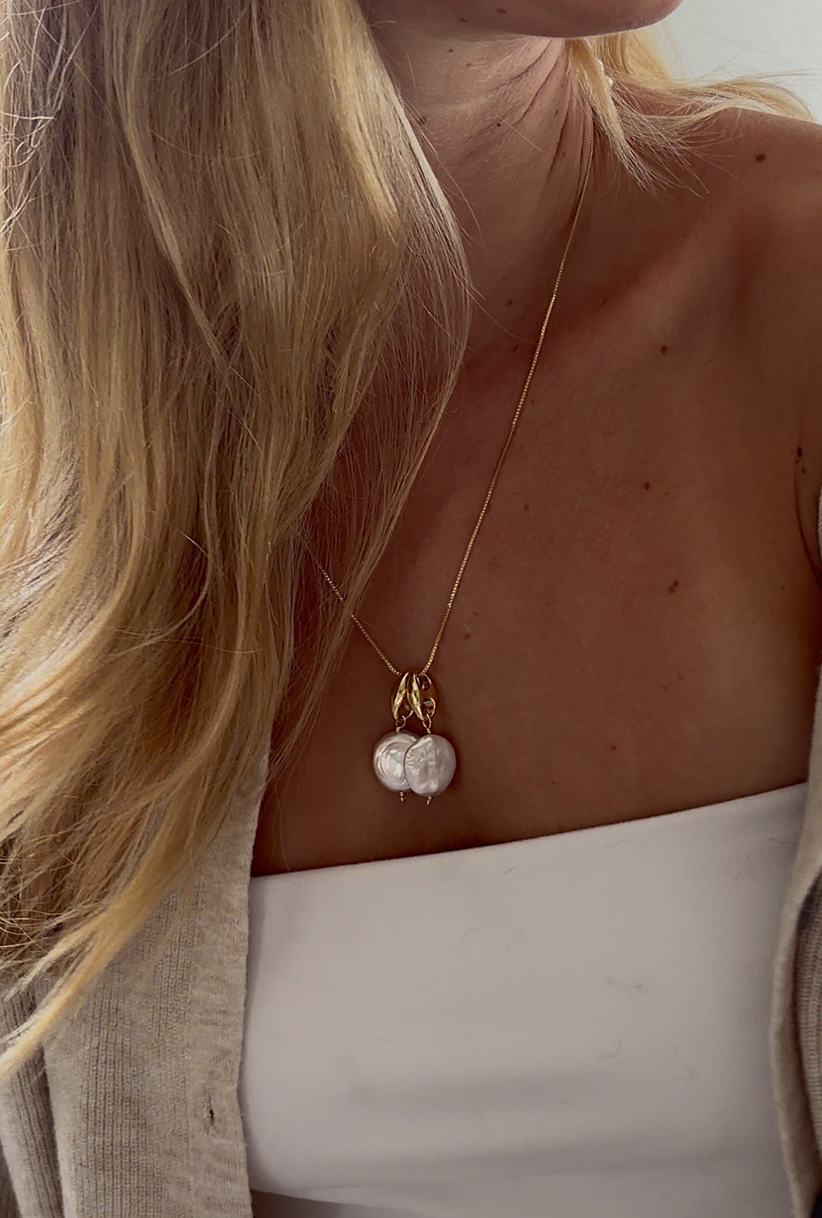 double gold pearls