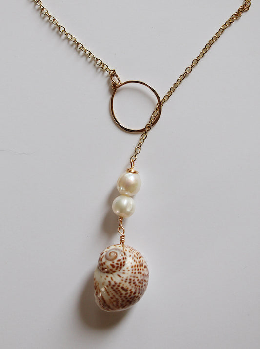 threaded necklace