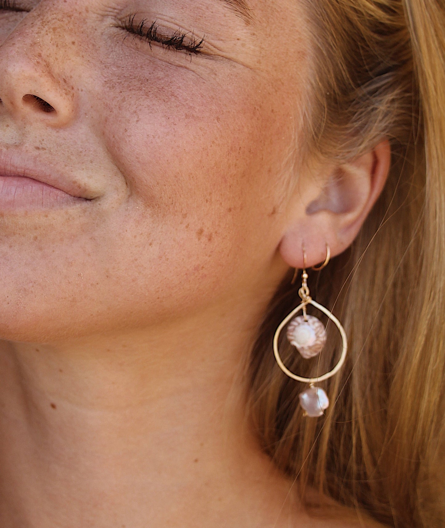 cove hoop earrings