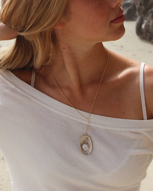 Abalone Pearl Necklace
