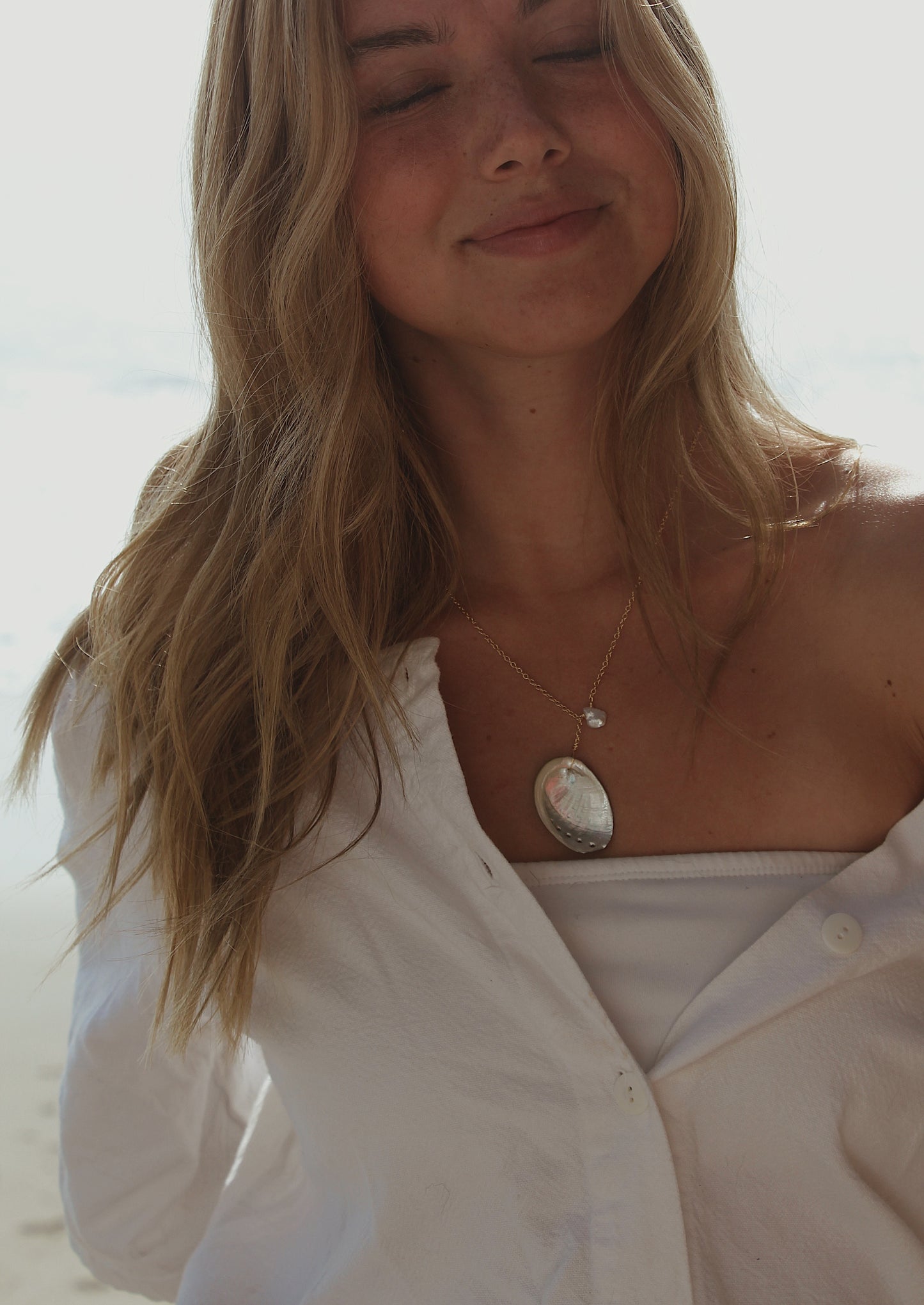 abalone necklace
