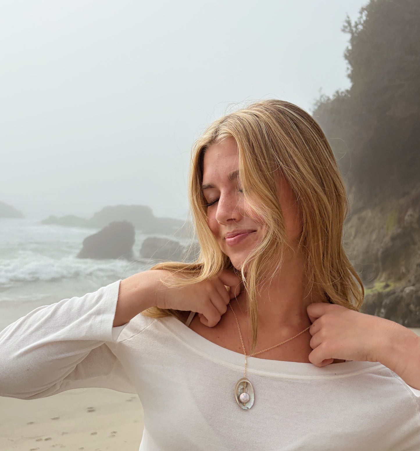Abalone Pearl Necklace