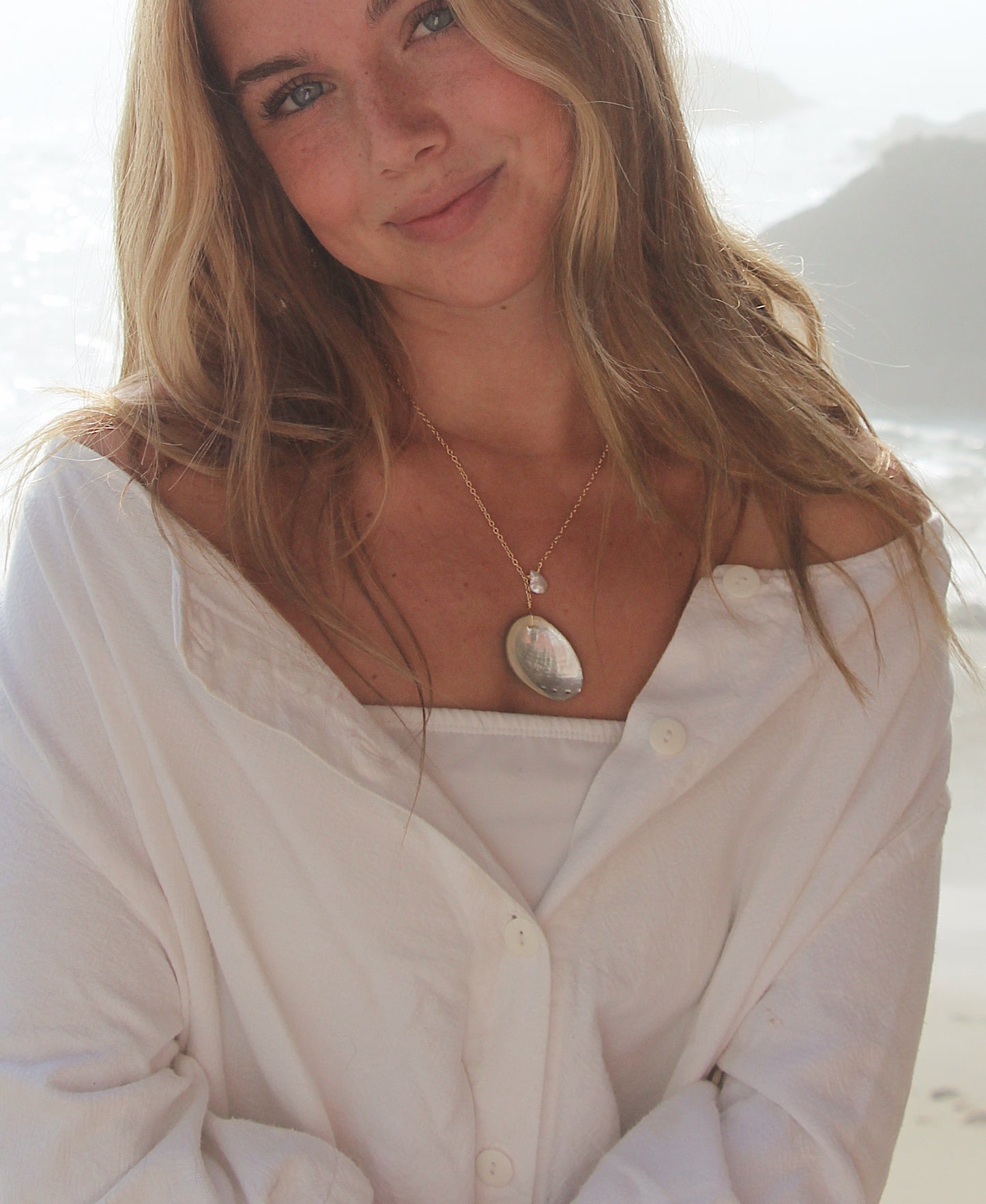 abalone necklace