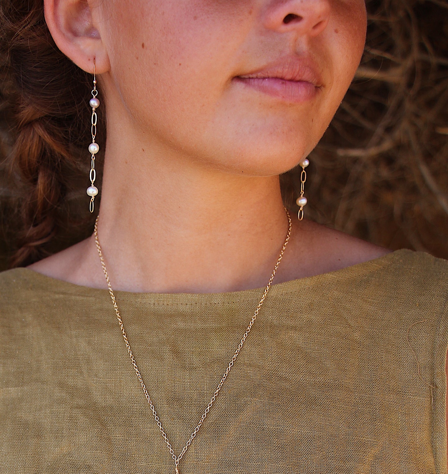 Salted Pearl Earrings