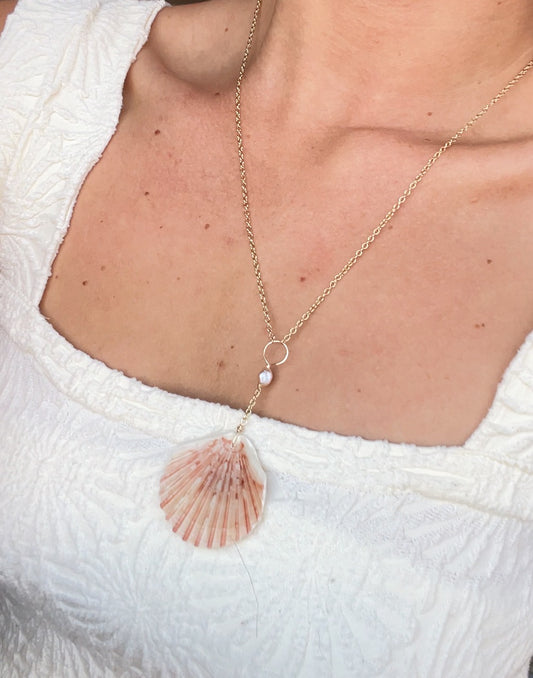 pretty pink necklace