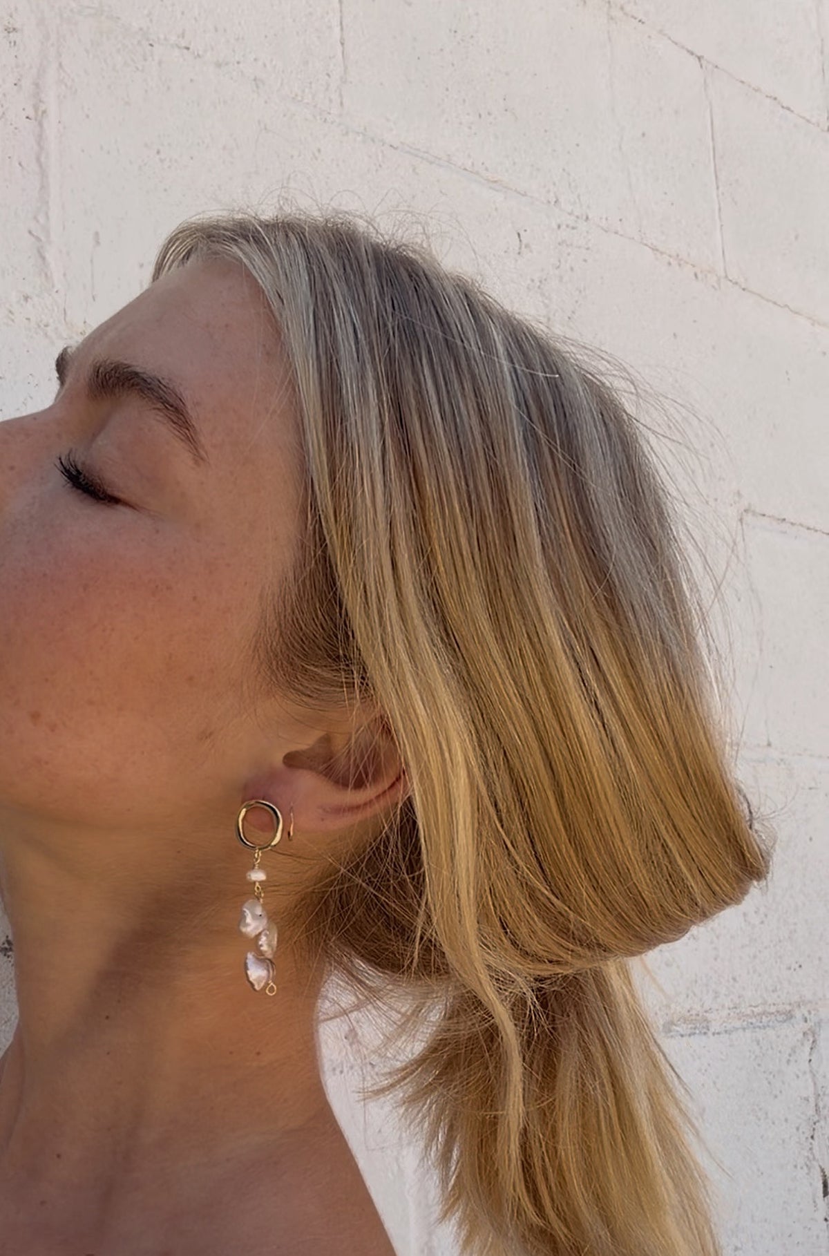 Dripping Pearl Earrings