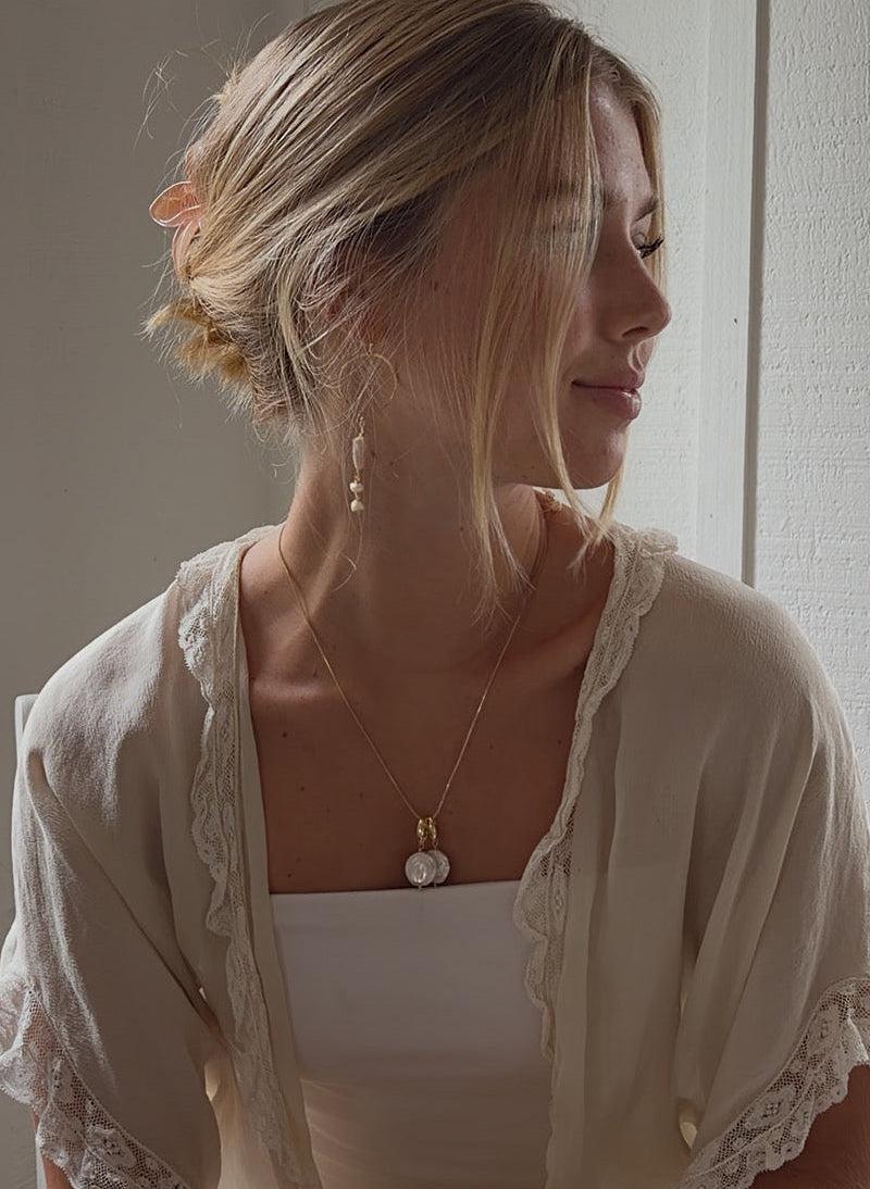 double gold pearls